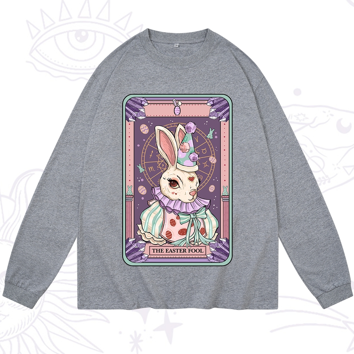 Purplehecate The Easter Fool Tarot Long Sleeve T-Shirt