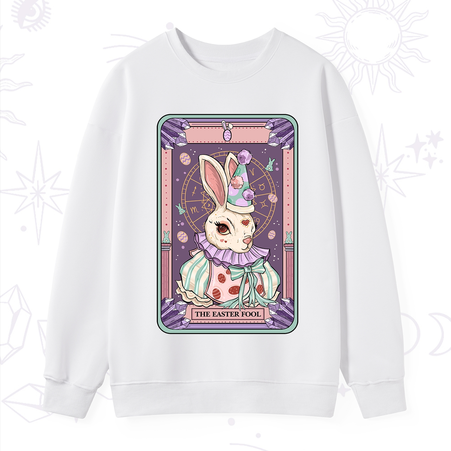 Purplehecate The Easter Fool Tarot Sweatshirt