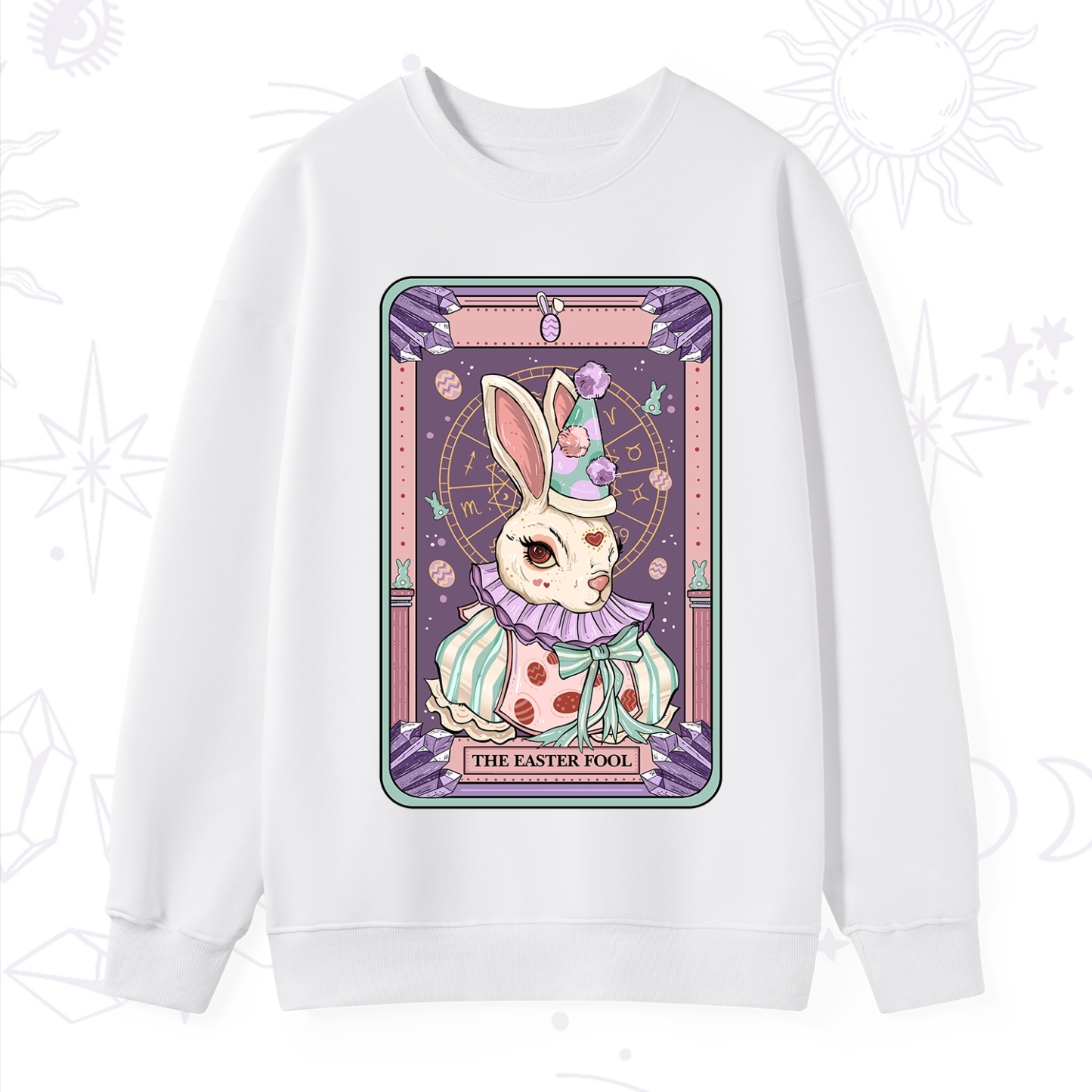 Purplehecate The Easter Fool Tarot Sweatshirt