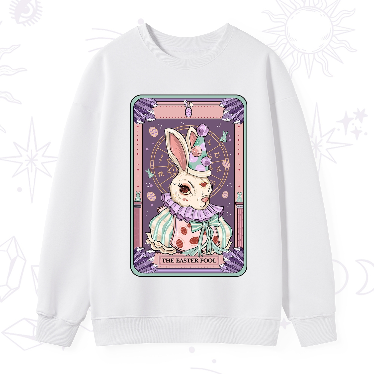 Purplehecate The Easter Fool Tarot Sweatshirt