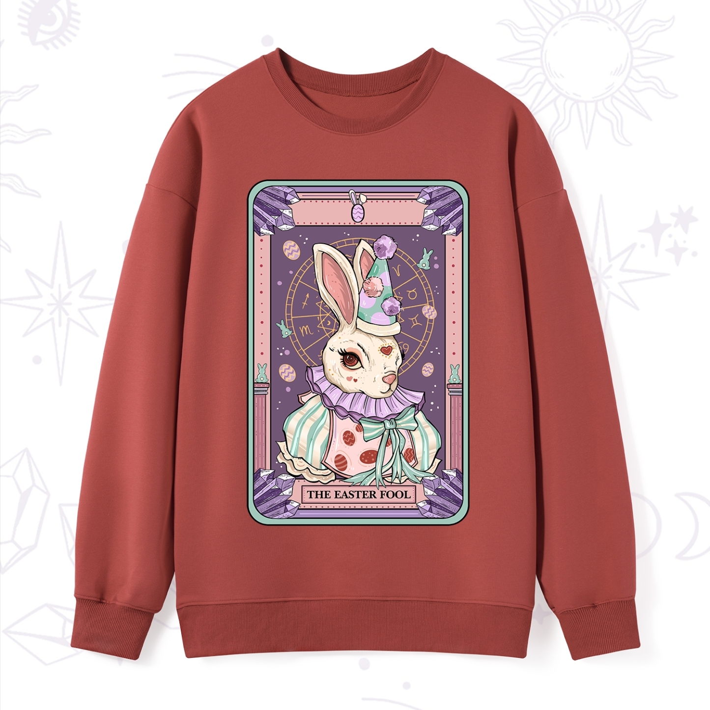 Purplehecate The Easter Fool Tarot Sweatshirt