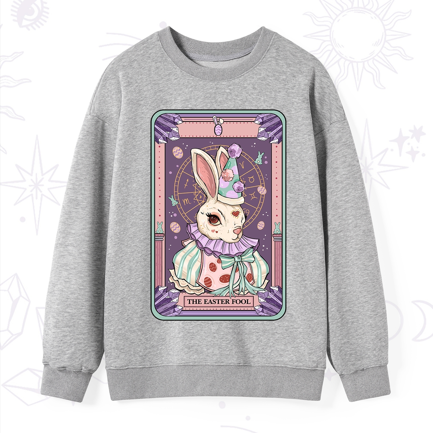 Purplehecate The Easter Fool Tarot Sweatshirt