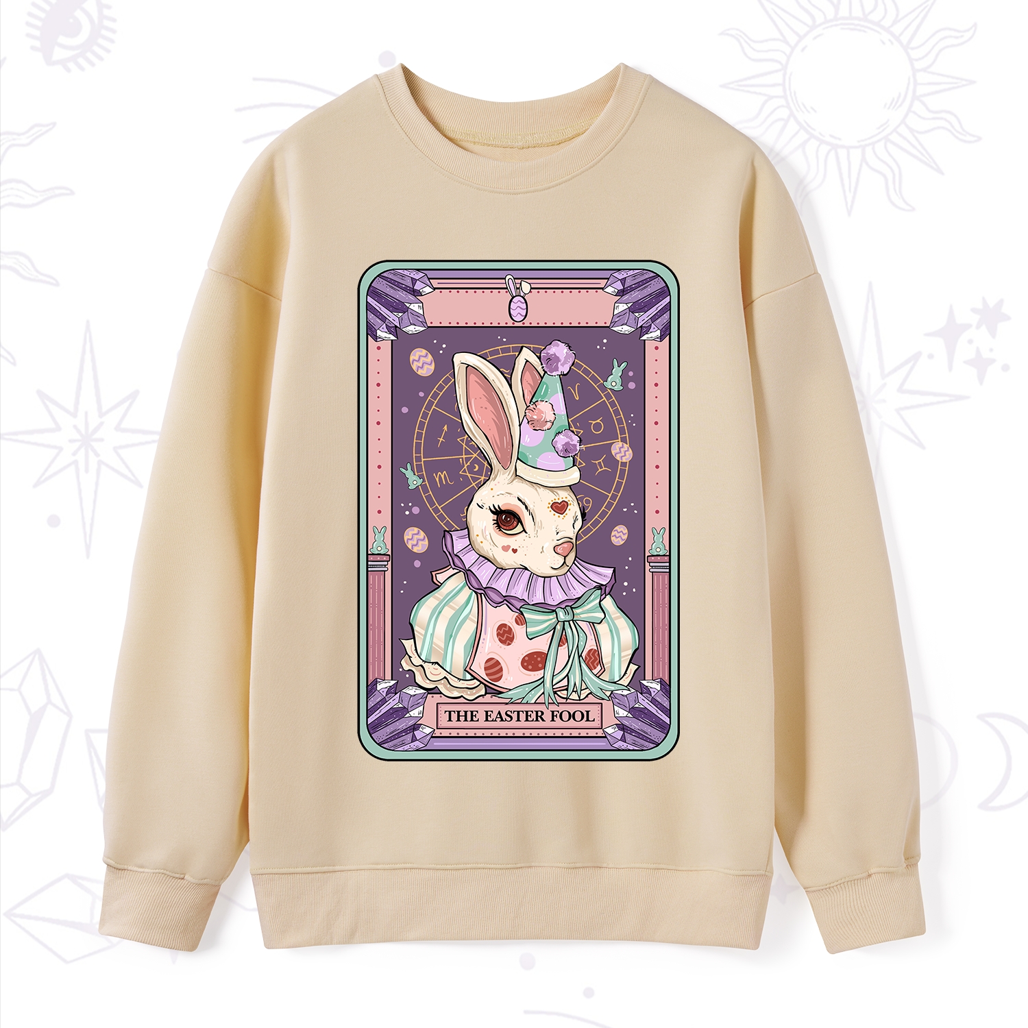 Purplehecate The Easter Fool Tarot Sweatshirt