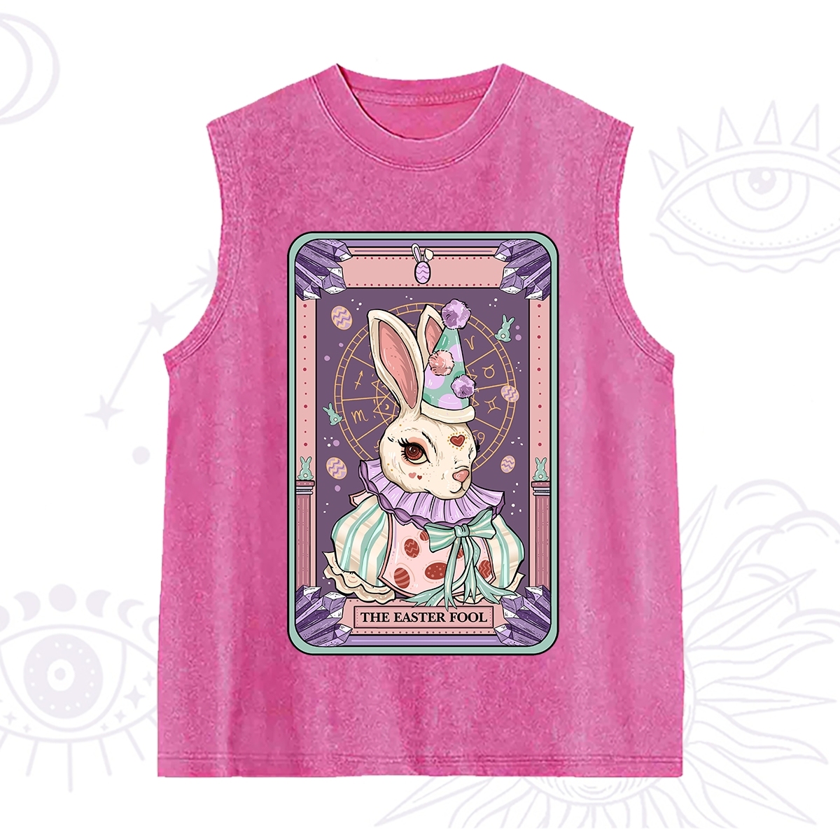 Purplehecate The Easter Fool Tarot Washed Tank