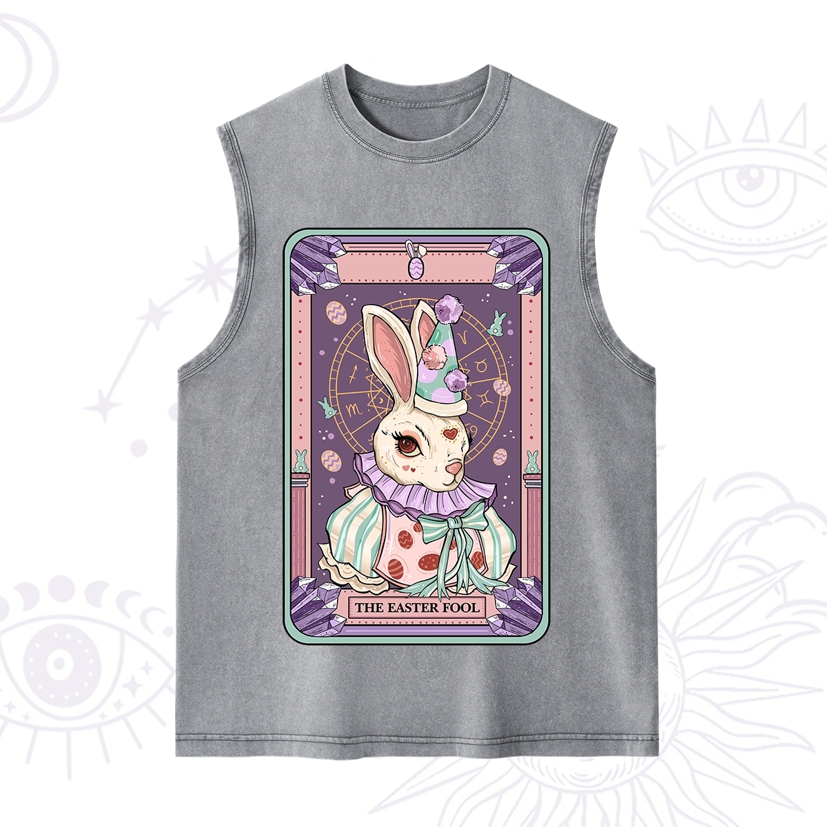 Purplehecate The Easter Fool Tarot Washed Tank