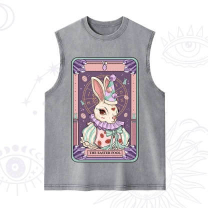 Purplehecate The Easter Fool Tarot Washed Tank