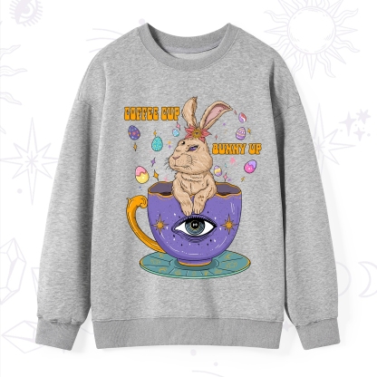 Purplehecate Coffee Cup Bunny Up Sweatshirt