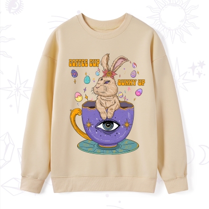Purplehecate Coffee Cup Bunny Up Sweatshirt