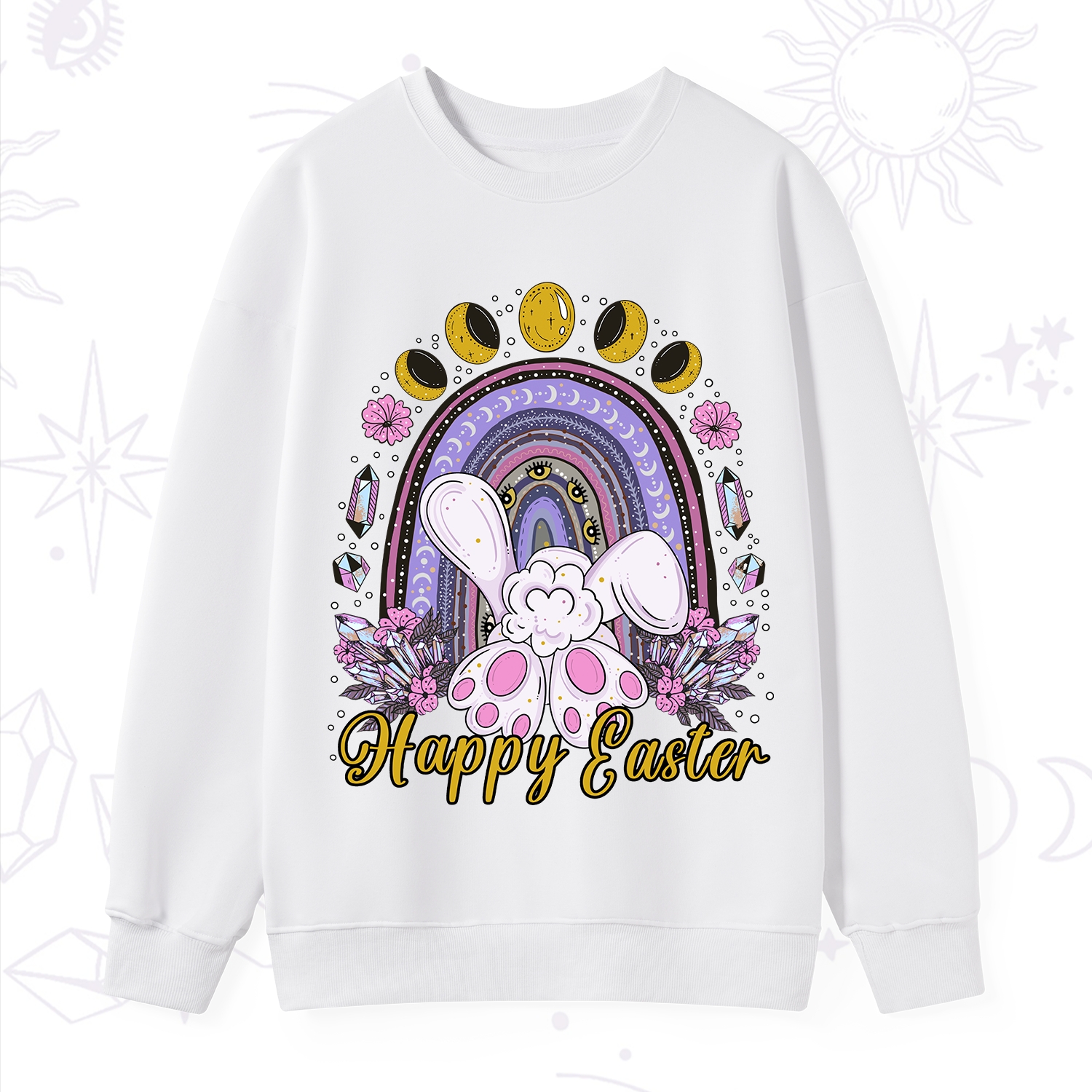 Purplehecate Happy Easter Sweatshirt