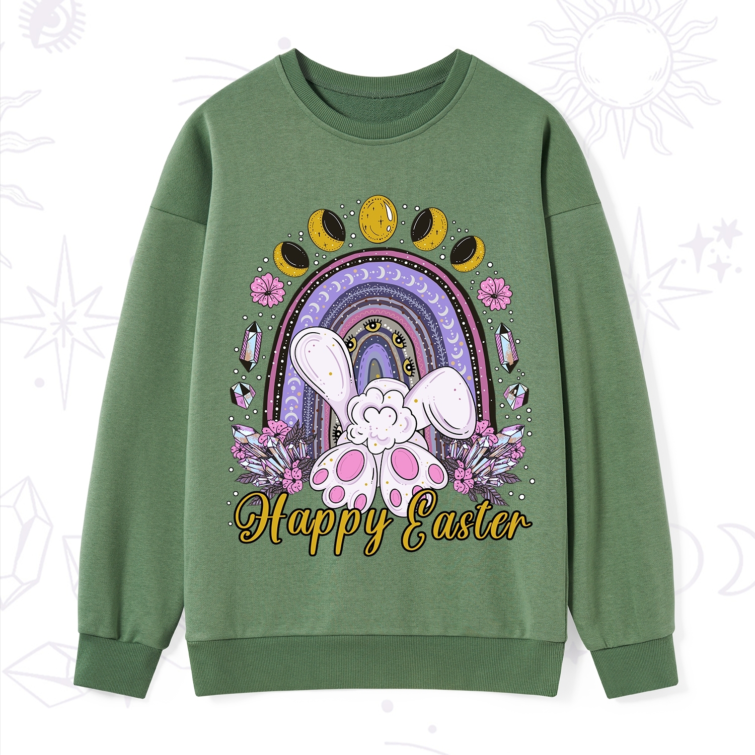 Purplehecate Happy Easter Sweatshirt