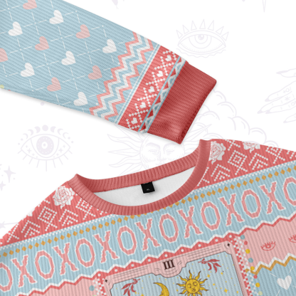 Purplehecate The Lover Tarot Ugly Valentine Sweatshirt