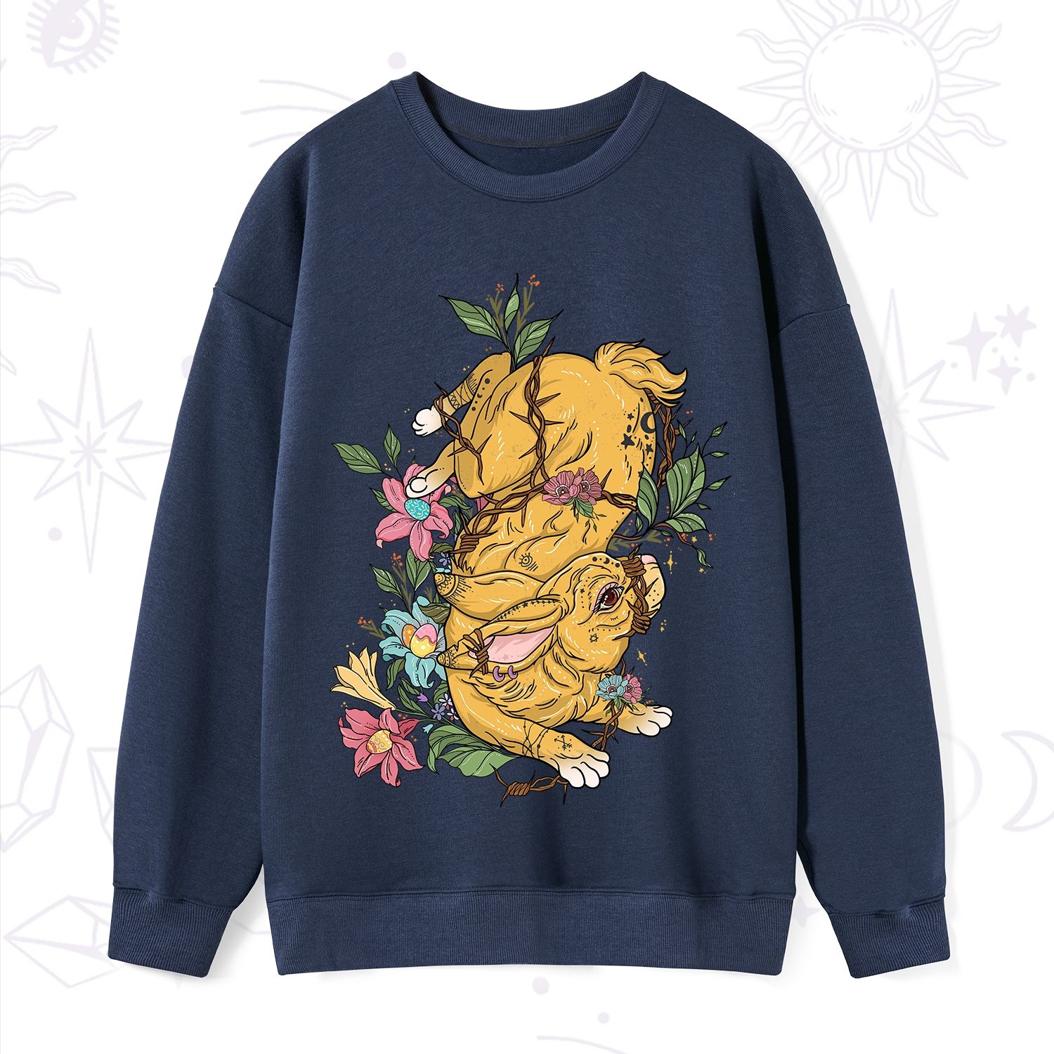 Purplehecate Thorn Bunny Easter Sweatshirt