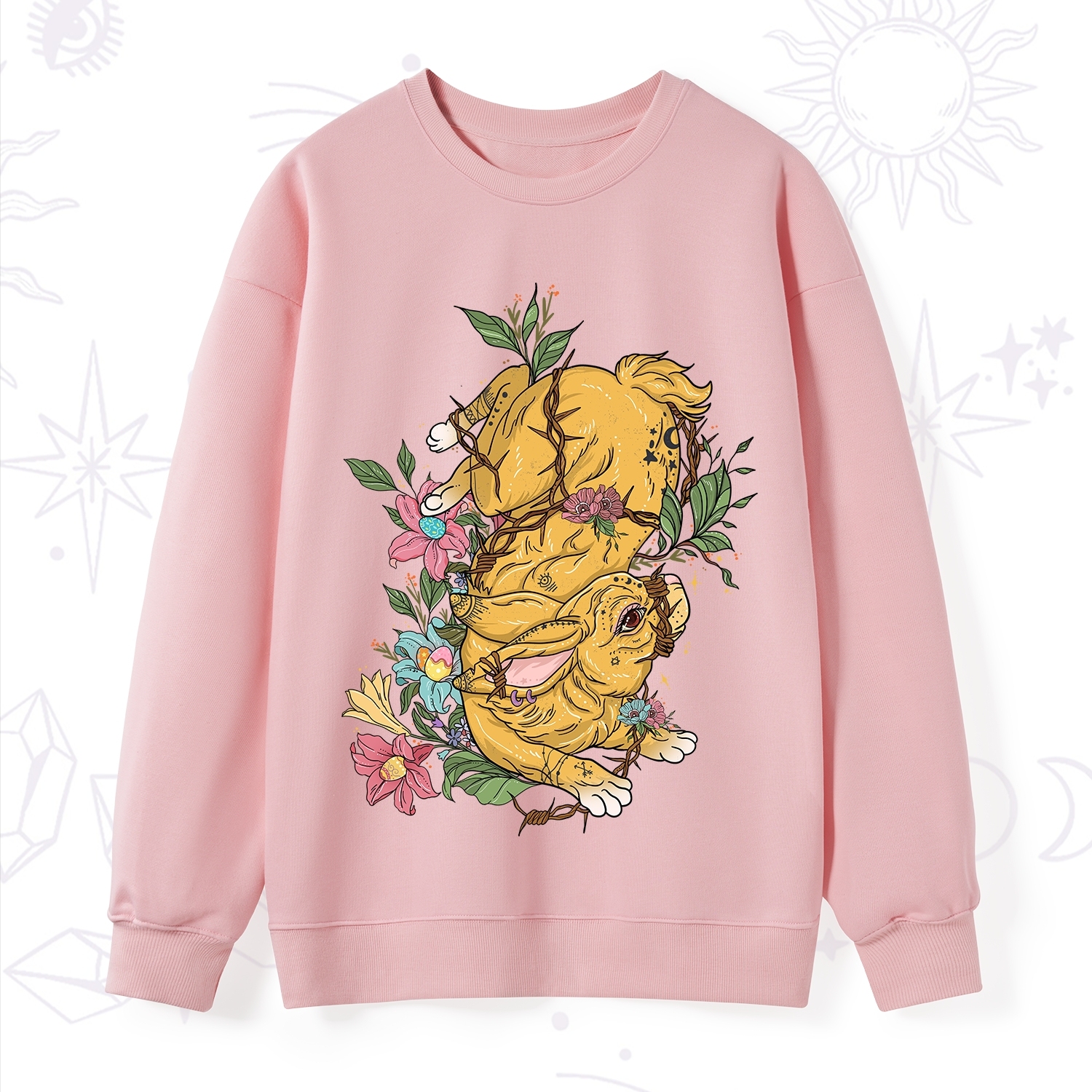 Purplehecate Thorn Bunny Easter Sweatshirt