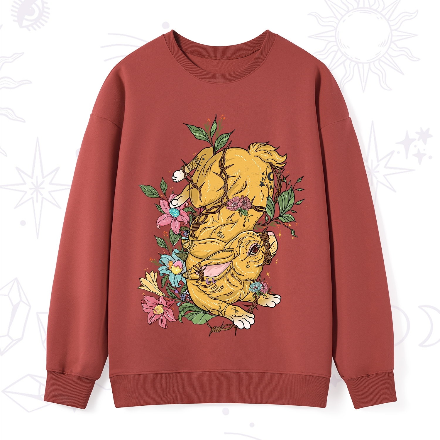 Purplehecate Thorn Bunny Easter Sweatshirt