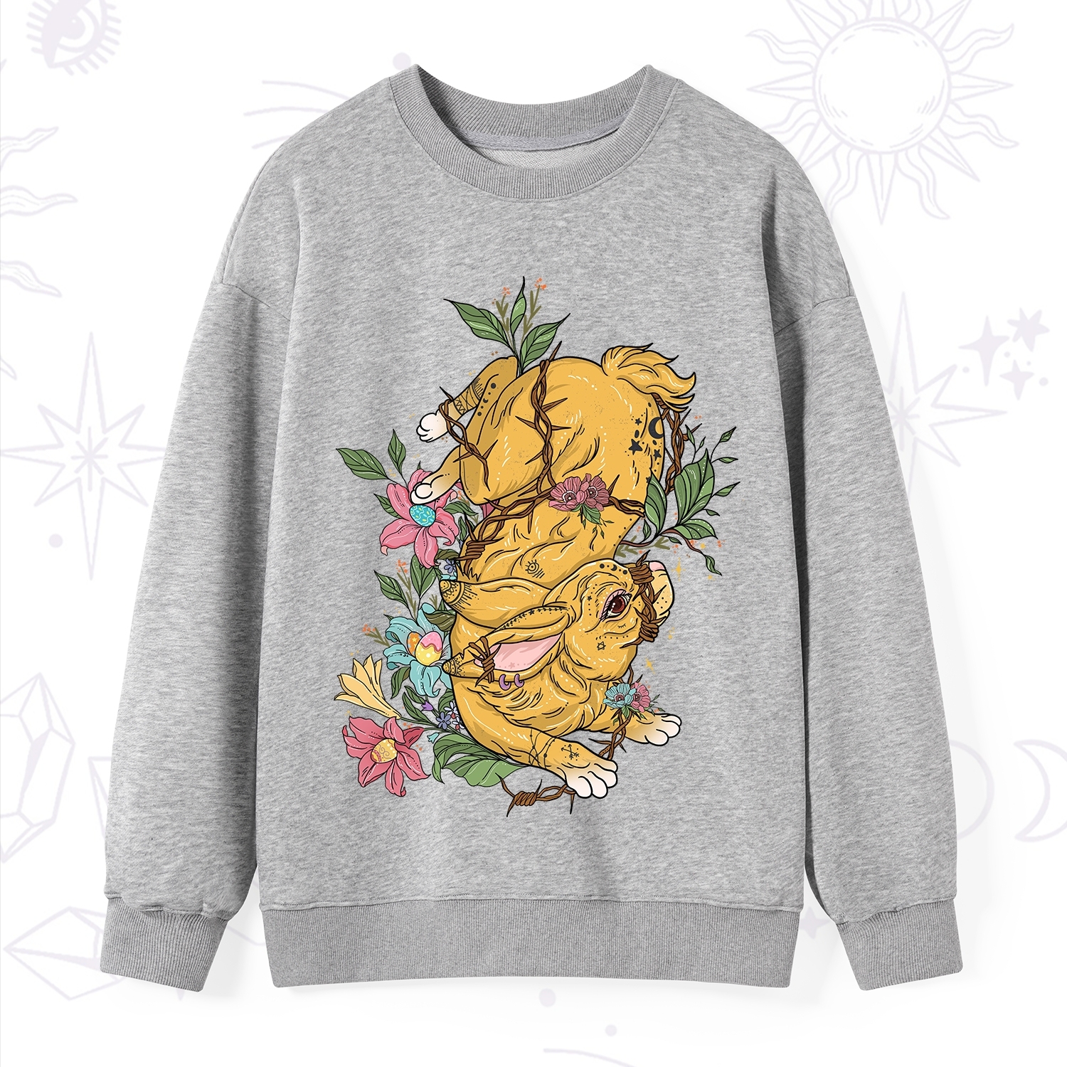 Purplehecate Thorn Bunny Easter Sweatshirt