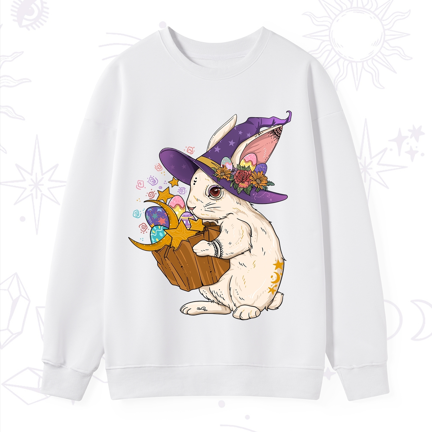 Purplehecate Enchanted Bunny Easter Sweatshirt