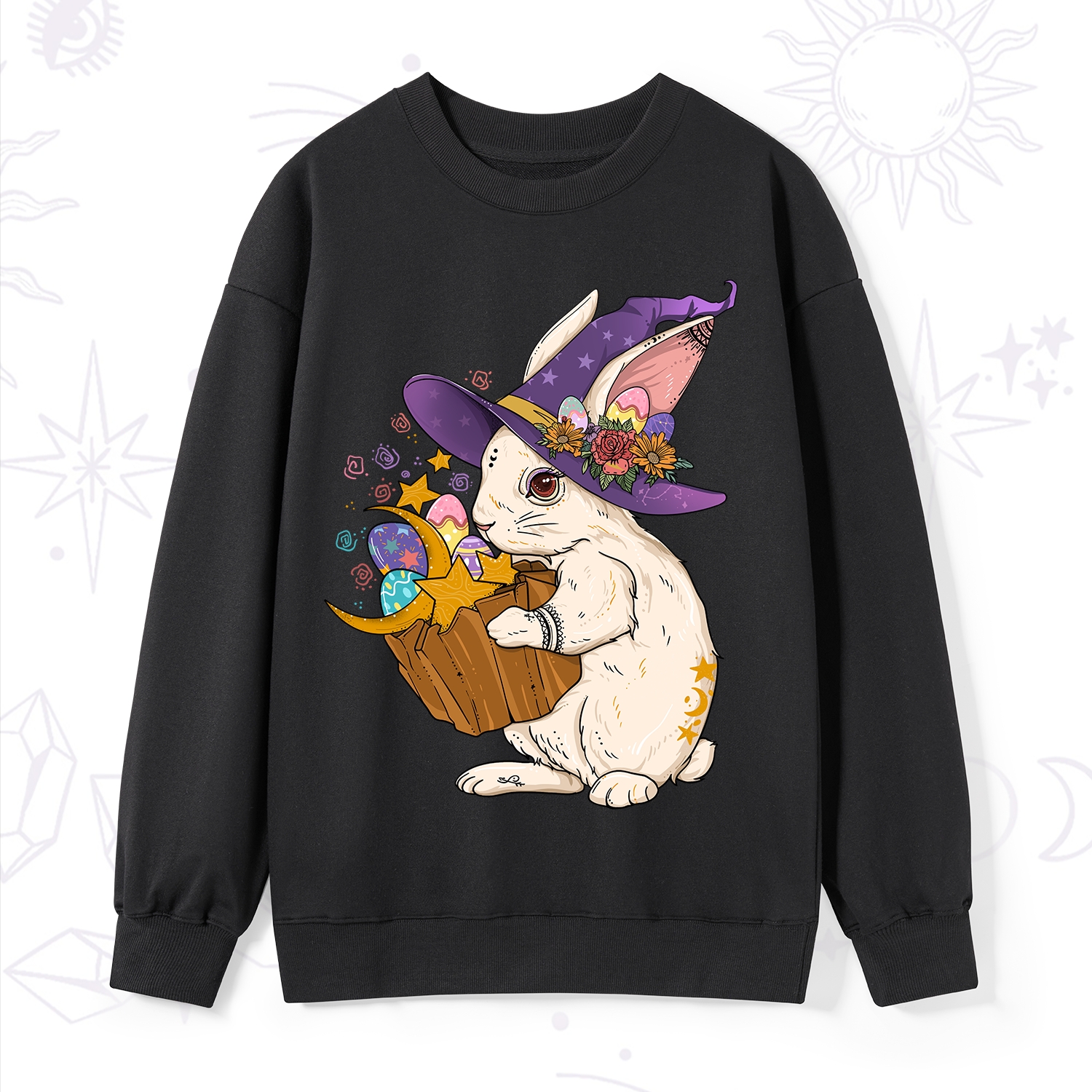 Purplehecate Enchanted Bunny Easter Sweatshirt