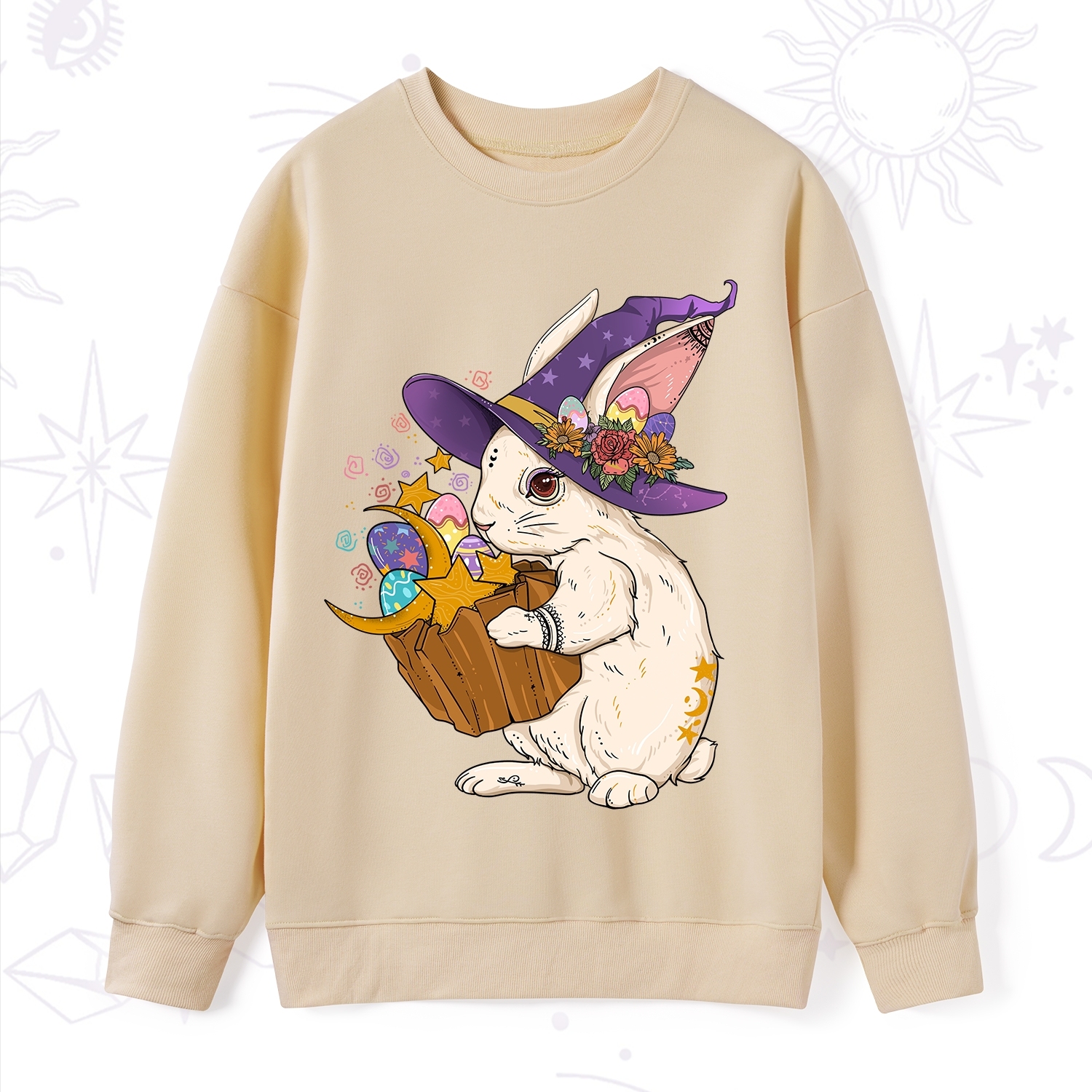 Purplehecate Enchanted Bunny Easter Sweatshirt