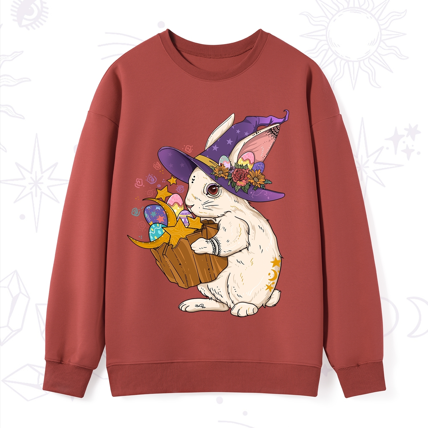 Purplehecate Enchanted Bunny Easter Sweatshirt