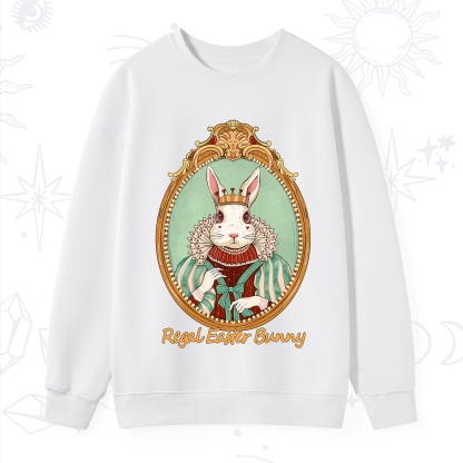 Purplehecate Regal Easter Bunny Sweatshirt