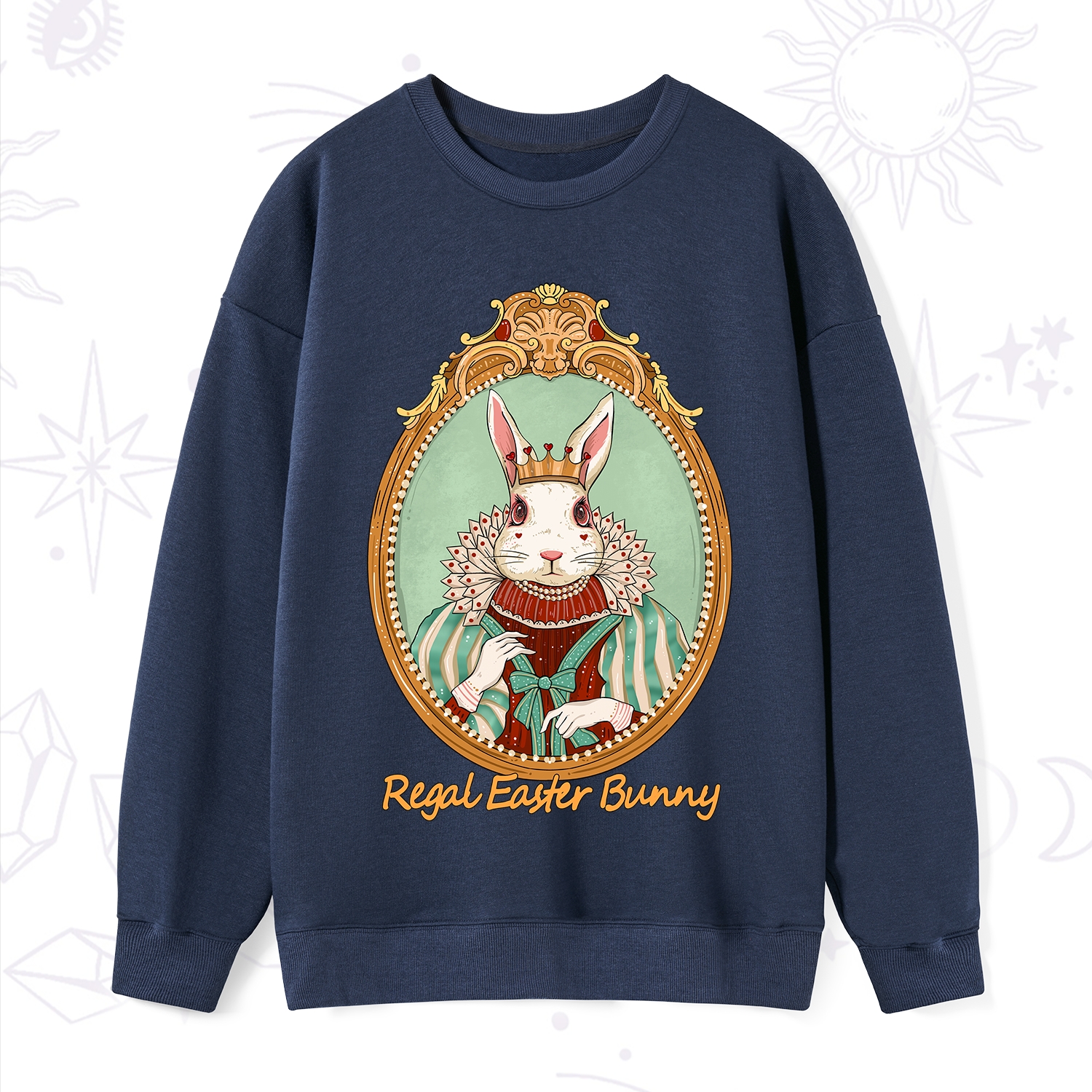Purplehecate Regal Easter Bunny Sweatshirt