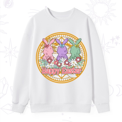 Purplehecate Happy Easter Bunny Sweatshirt