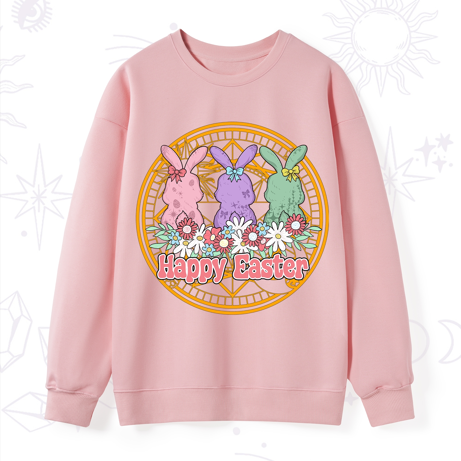 Purplehecate Happy Easter Bunny Sweatshirt