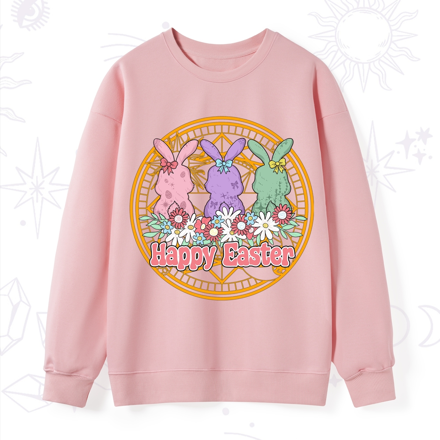 Purplehecate Happy Easter Bunny Sweatshirt