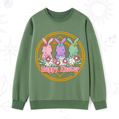 Purplehecate Happy Easter Bunny Sweatshirt