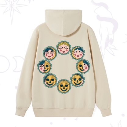 Purplehecate Lunar Skull Cycle Hoodie