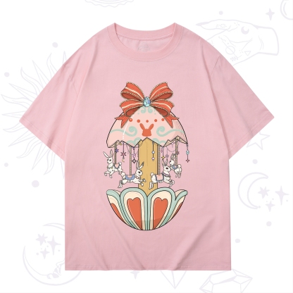 Purplehecate Bunny Carousel Easter T-Shirt