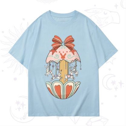 Purplehecate Bunny Carousel Easter T-Shirt