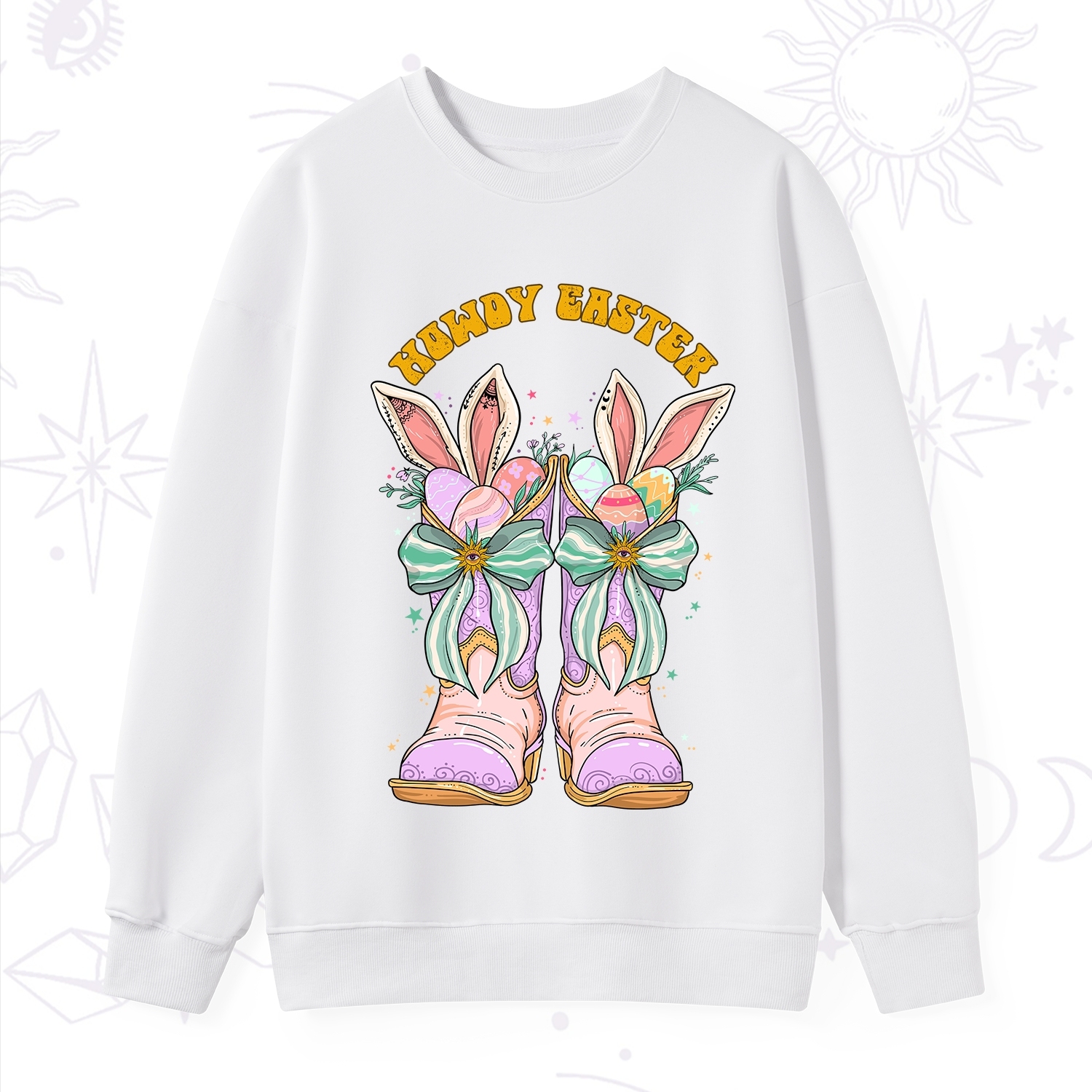 Purplehecate Howdy Easter Sweatshirt