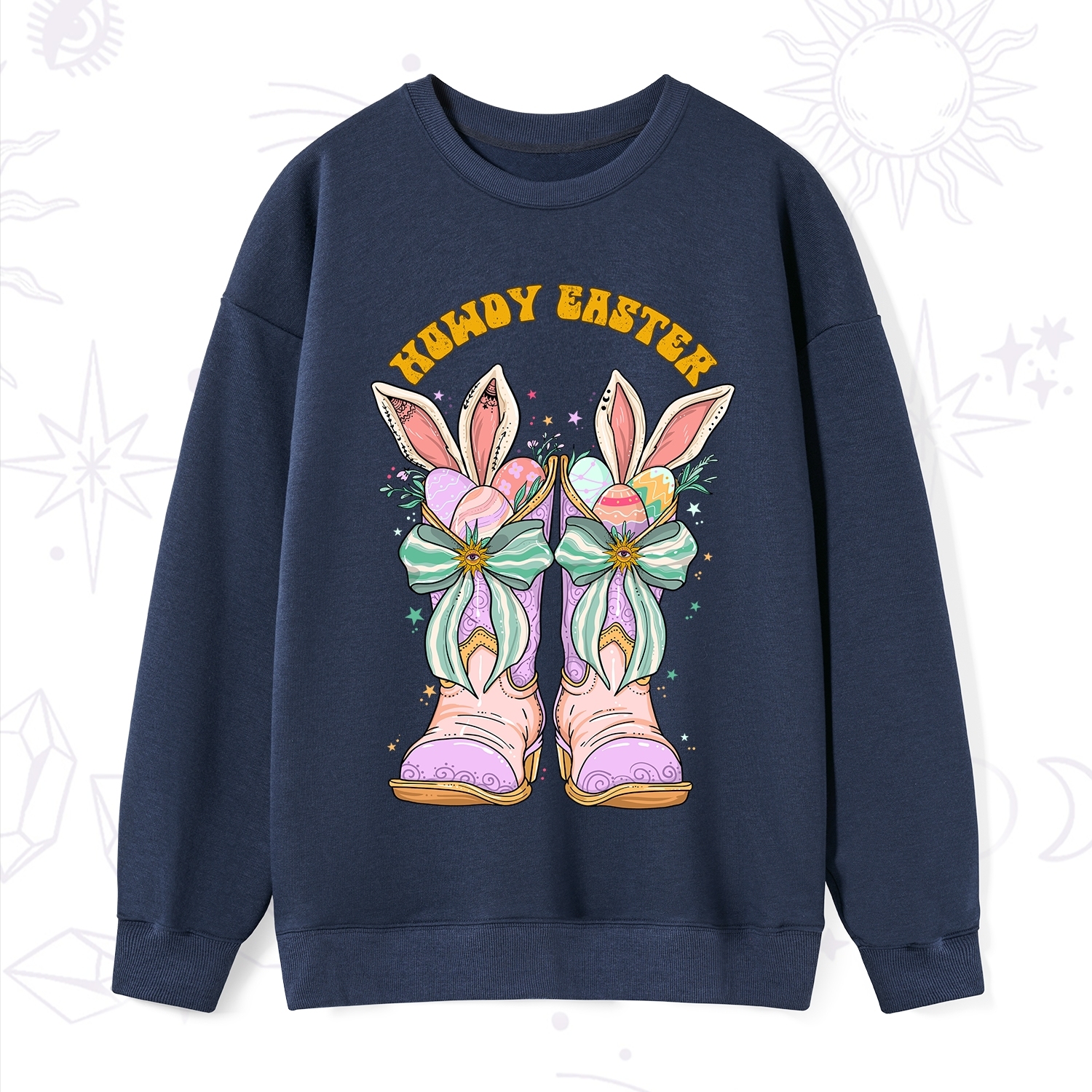 Purplehecate Howdy Easter Sweatshirt