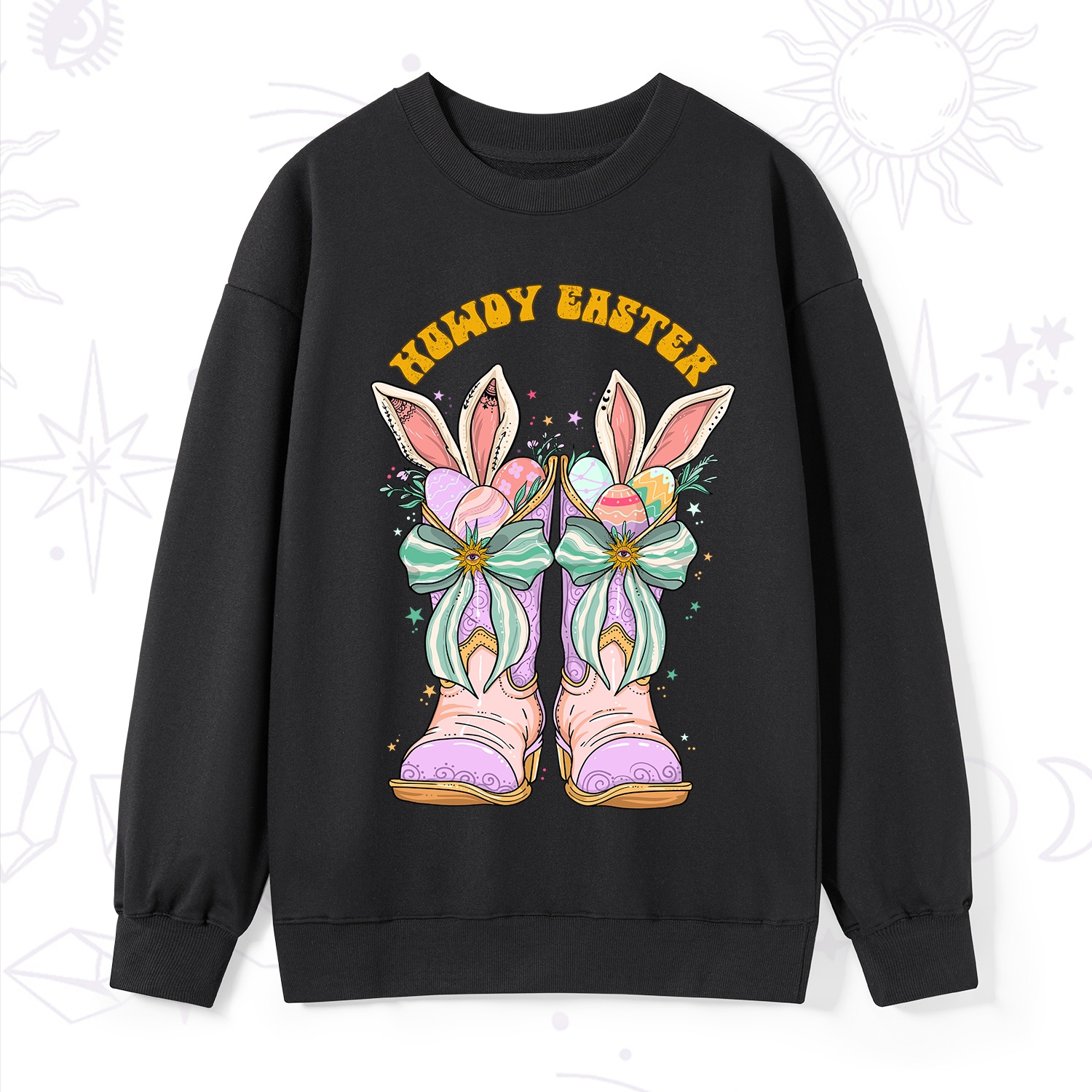 Purplehecate Howdy Easter Sweatshirt