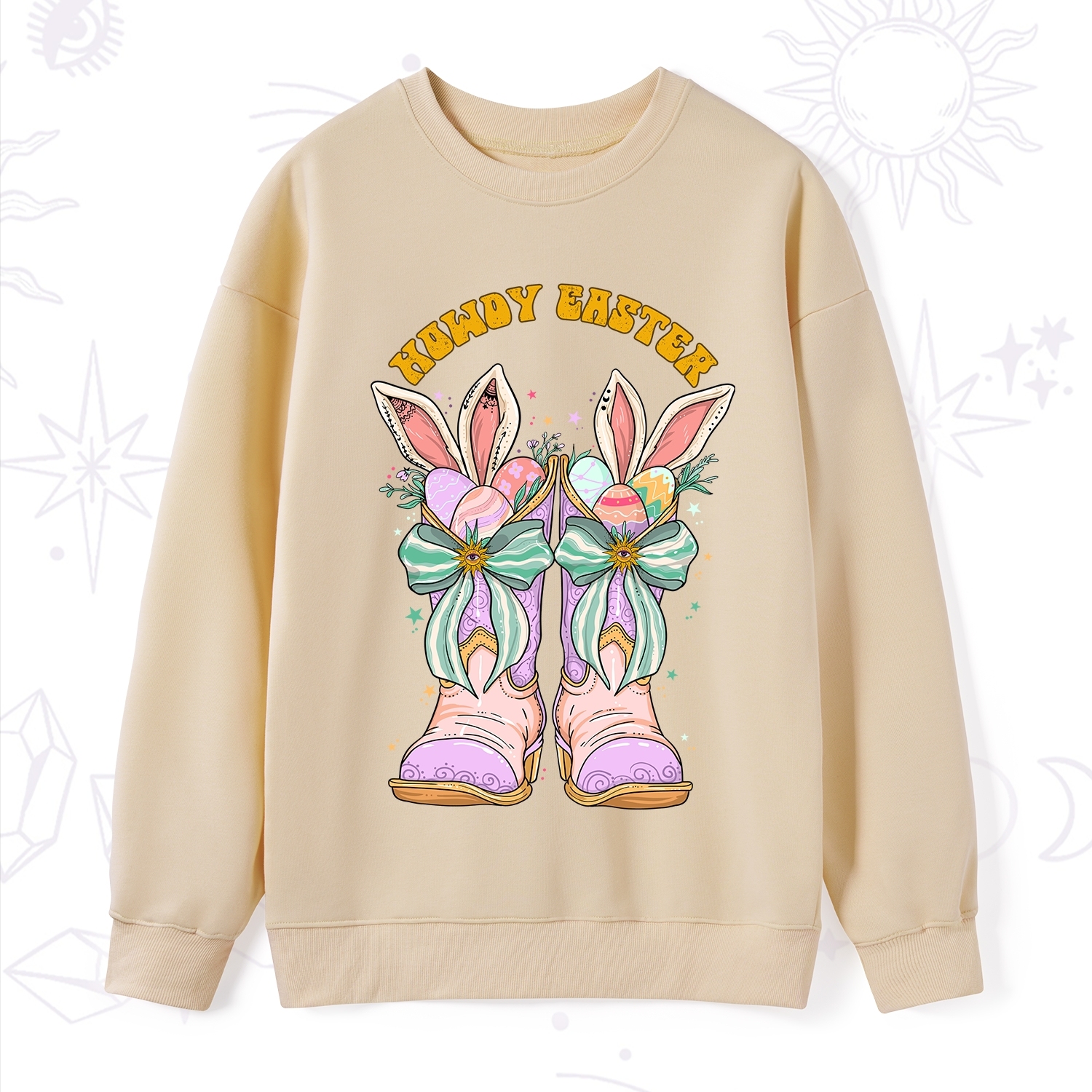 Purplehecate Howdy Easter Sweatshirt
