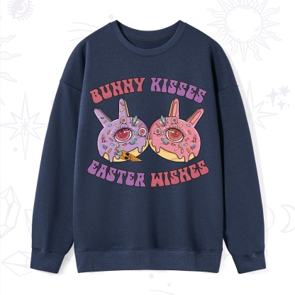 Purplehecate Bunny Kisses Easter Wishes Sweatshirt