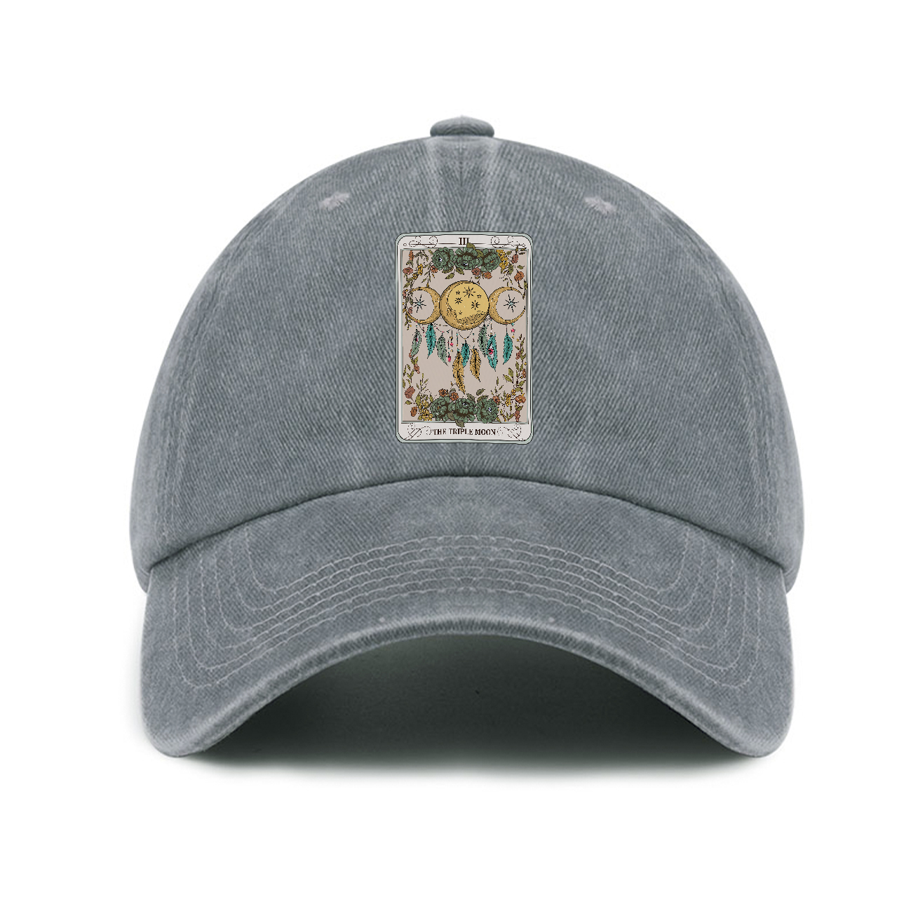 Purplehecate The Triple Moon Tarot Card Baseball Cap