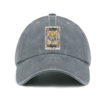 Purplehecate The Triple Moon Tarot Card Baseball Cap