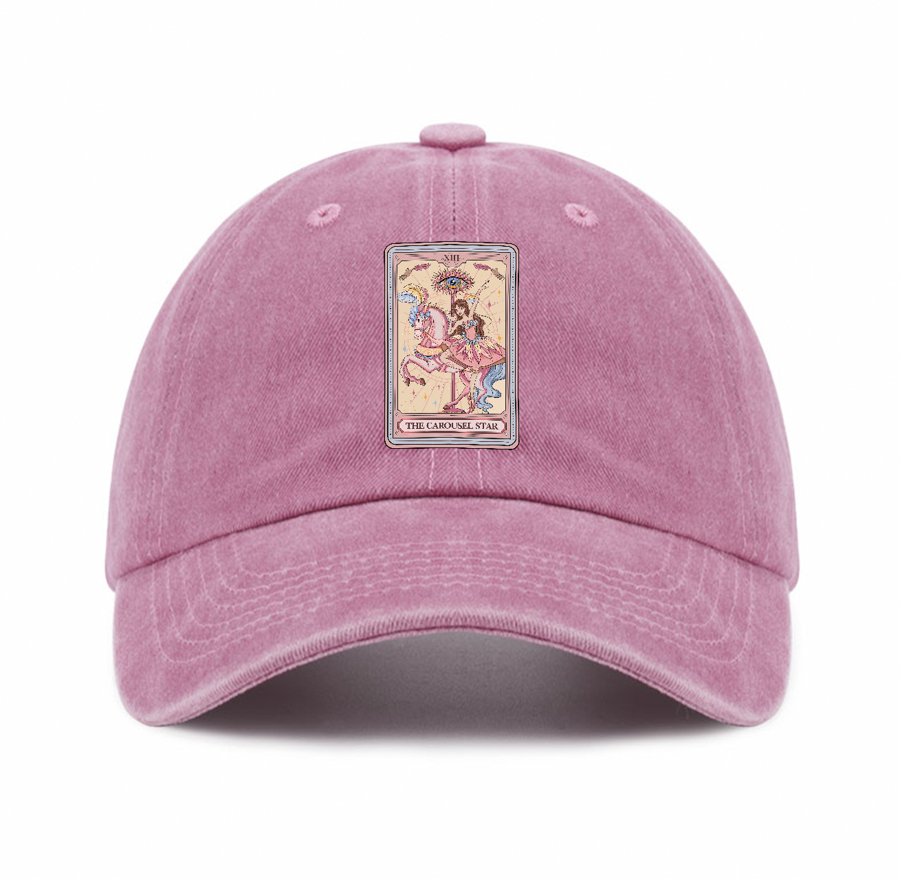 Purplehecate The Carousel Star Tarot Card Baseball Cap