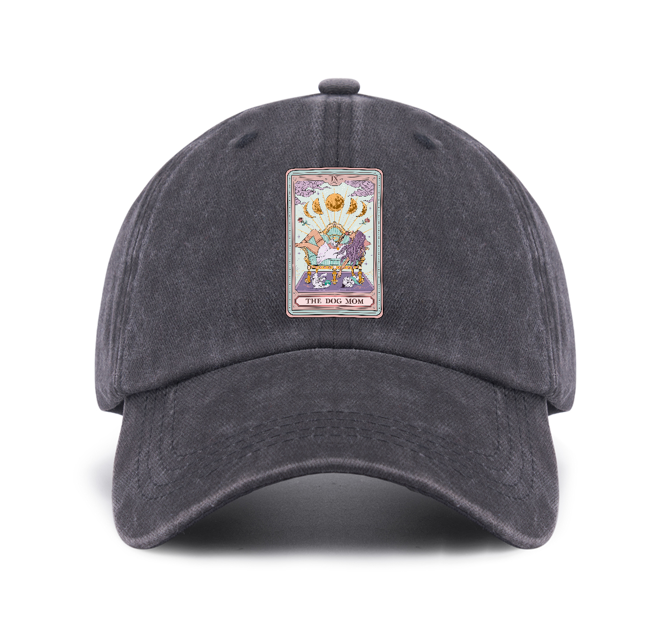 Purplehecate The Dog Mom Tarot Baseball Cap