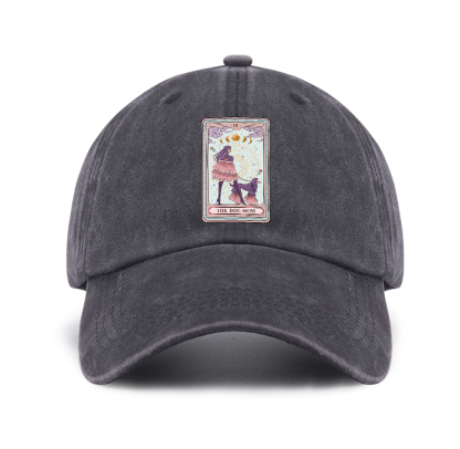 Purplehecate The Fashionable Dog Mom Tarot Card Baseball Cap