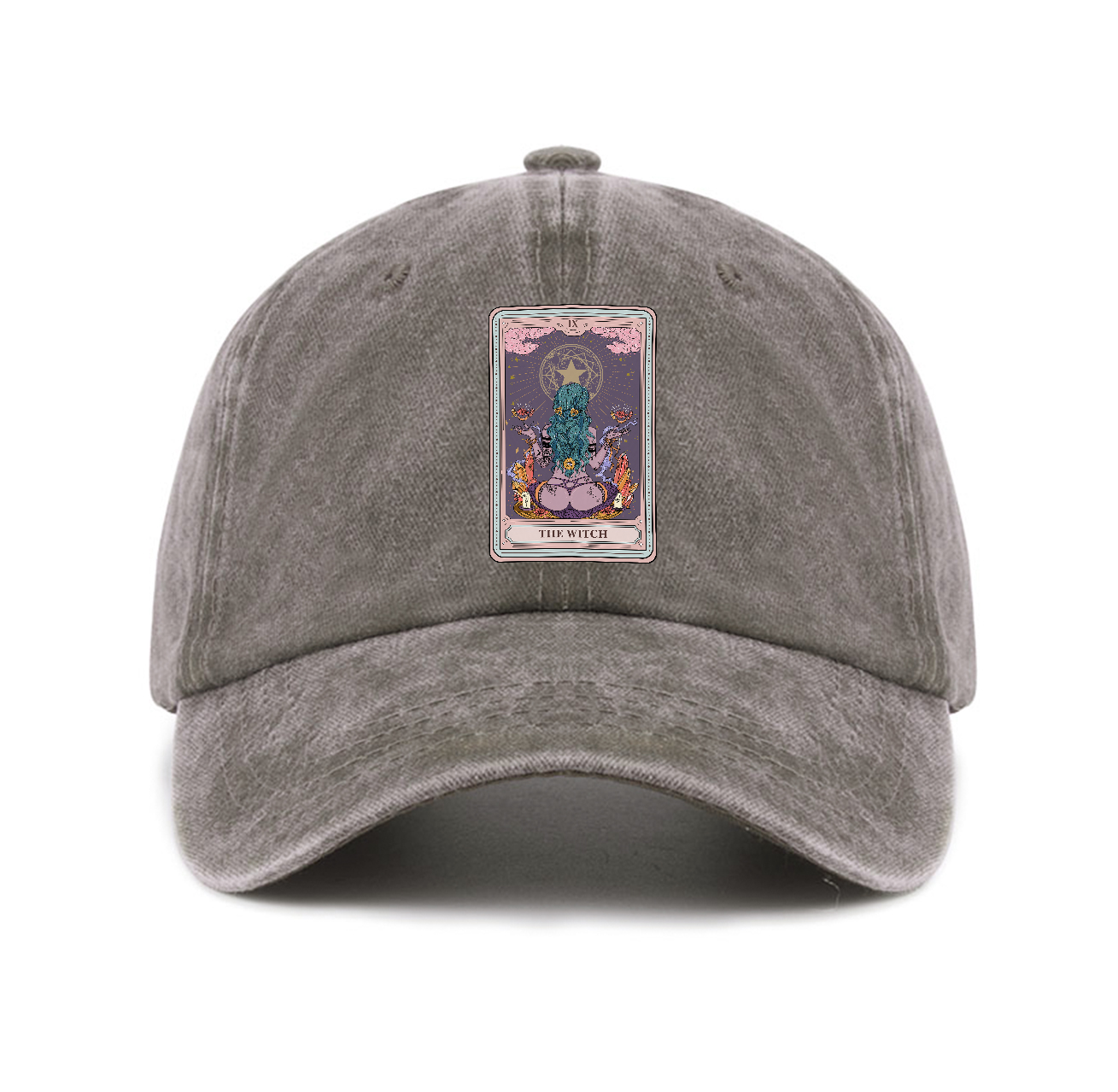 Purplehecate The Witch Tarot Card Baseball Cap