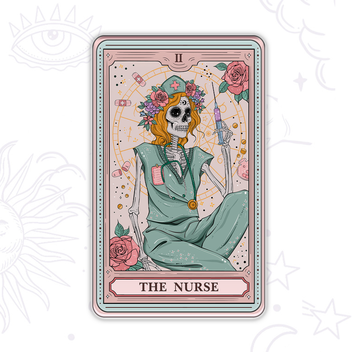 Purplehecate The Nurse Tarot Magnet