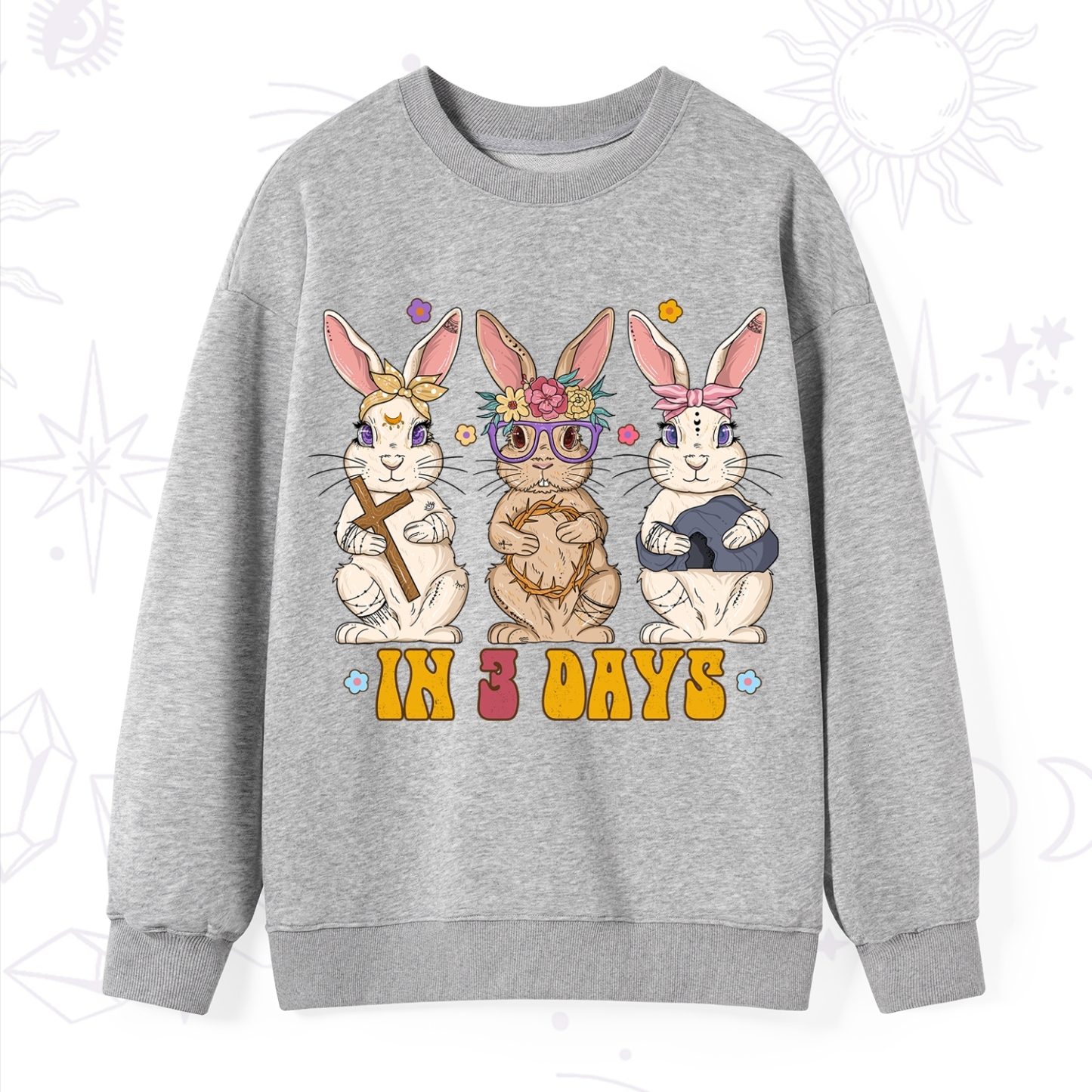 Purplehecate In 3 Days Easter Sweatshirt