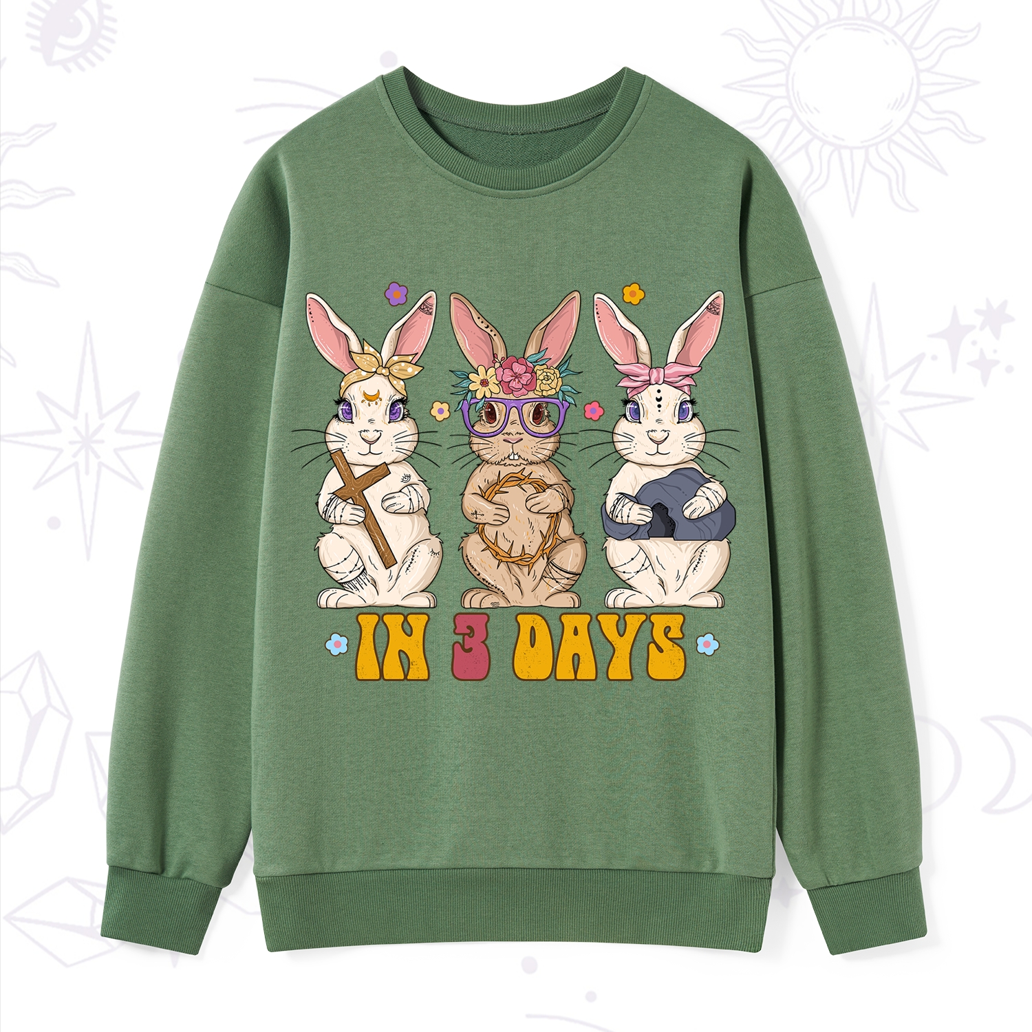 Purplehecate In 3 Days Easter Sweatshirt