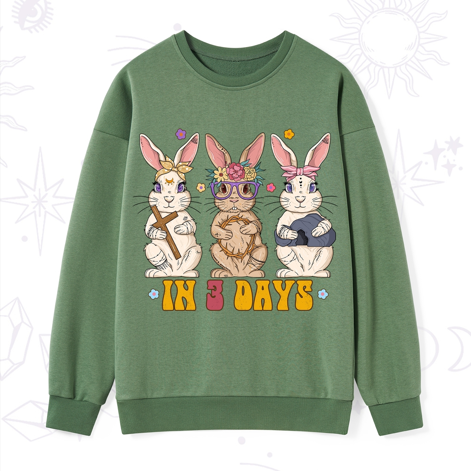 Purplehecate In 3 Days Easter Sweatshirt