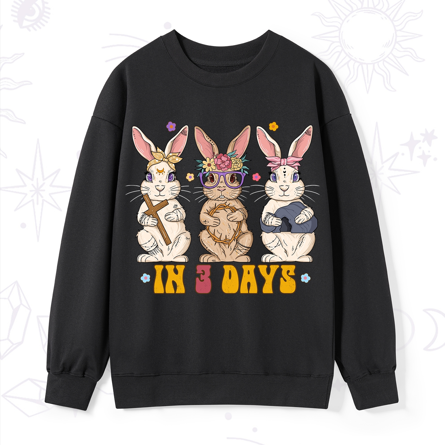 Purplehecate In 3 Days Easter Sweatshirt