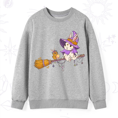 Purplehecate Bunny Witch's Easter Adventure Sweatshirt