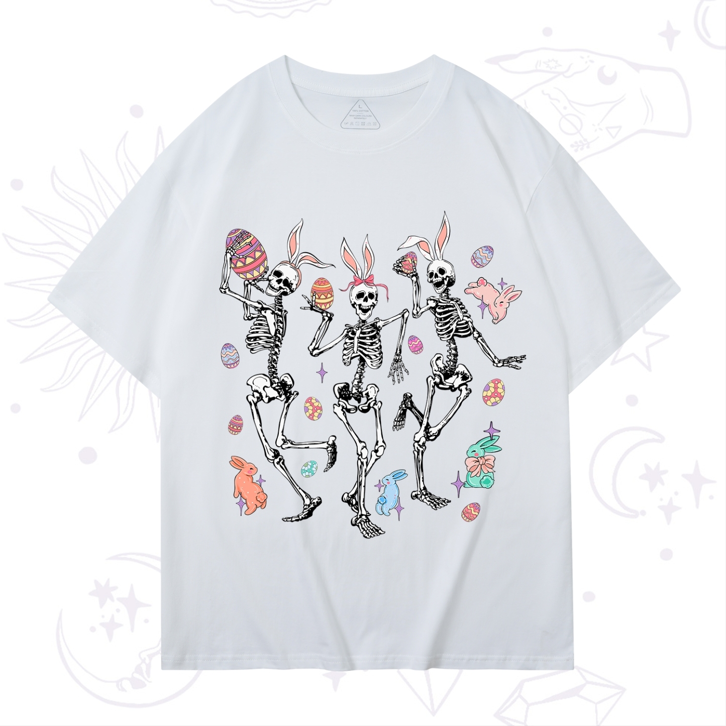 Purplehecate Easter Bunny Skeleton T-Shirt